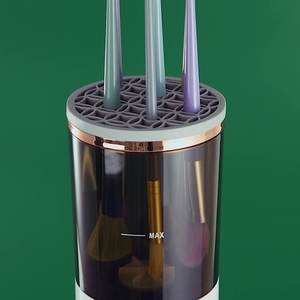 Nettoyeur de pinceaux de <span class=keywords><strong>maquillage</strong></span> électronique professionnel portable <span class=keywords><strong>FX</strong></span>-T248 pour toutes les tailles de pinceaux caractéristiques de cadeau marque privée - Product Image 2