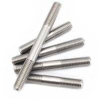 304 Stainless Steel Coated Double-headed Bolts Studs Screws GB901 Standard Full-thread Connecting Rods