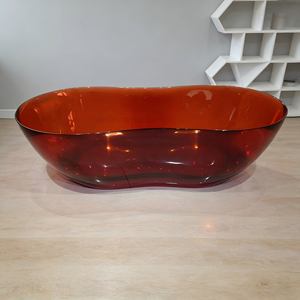 Bañera de Resina de Cristal Moderna y Independiente de Nuevo Diseño con Desagüe, Bañera de Hidromasaje para Hotel - Product Image 5