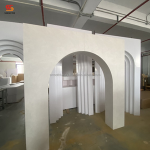 ฉากหลังแต่งงานสีอะคริลิคแบบพิเศษพร้อมโคมระย้าแขวนในซุ้ม - Product Image 4