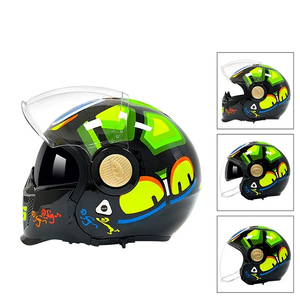 Nhà Máy Giá OEM Unisex Phổ Cưỡi ABS An Toàn Xe Máy Mũ Bảo Hiểm Dot Chứng Nhận Xe Máy Mũ Bảo Hiểm - Product Image 3