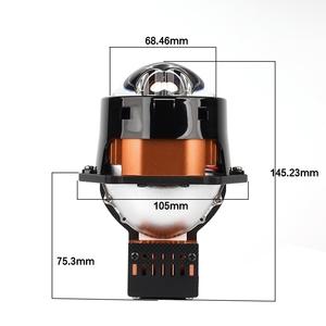 เลนส์เลเซอร์คู่ AES S600 Prism WAY MAKER ไฟ LED คู่กำลังสูง <span class=keywords><strong>55W</strong></span> 80W โปรเจคเตอร์ LED เลนส์สีฟ้า 6000K - Product Image 2