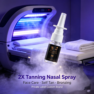 Spray nasal autobronzant 2X à marque privée OEM ODM – Brume hydratante topique avancée pour le visage, soin autobronzant sans soleil - Product Image 6