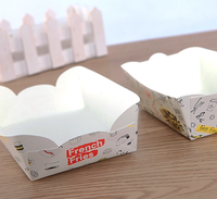 Boîte de nourriture biodégradable personnalisée à emporter 0ut Carton ivoire Carton d'impression Boîte de poulet frit pour aliments chauds