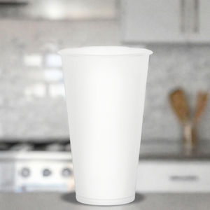 Owentek Onb24 Gobelets jetables biodégradables et écologiques en bagasse de canne à sucre de 12 oz avec couvercle pour boissons chaudes et froides en PP pour les fêtes - Product Image 3