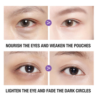 Marque privée Traitement au collagène de raisin Patch pour les yeux Hydratant hydrogel Anti-poches Feuille sans silicone Beurre de karité Fourniture OEM