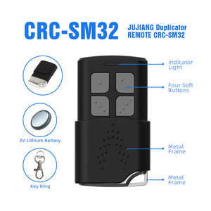 2025 nuevo diseño SM32 negro JUJIANG código marca gigante abridor de puerta enrollable Rf Control 433 interruptor de Control 4 botones remoto - Product Image 4