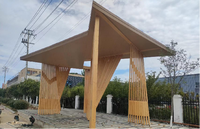Pavillon de jardin préfabriqué en bois - Abri de repos modulaire pour l'extérieur, design personnalisable