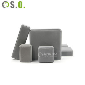 Cajas de Regalo de Terciopelo para Joyería, con Logotipo, para Anillos, Aretes, Pulseras y Collares, Personalizadas OEM ODM de Alta Calidad - Product Image 4