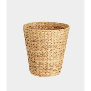 Boho Style Seagrass Wicker Water Hyacinth Waste <b>Basket</b> Eco Friendly Bathroom Office Organizer Bin Direct Vietnam Supplier - Product Image 2