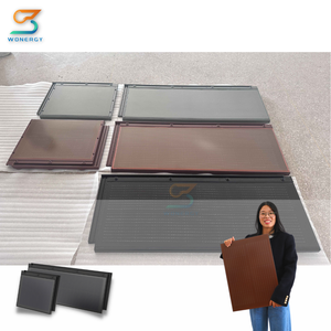 Vente chaude, système photovoltaïque certifié européen, panneau photovoltaïque, <span class=keywords><strong>tuiles</strong></span> solaires pour toiture, nouvelle arrivée, <span class=keywords><strong>prix</strong></span> bas, panneaux solaires flexibles pour toiture - Product Image 4