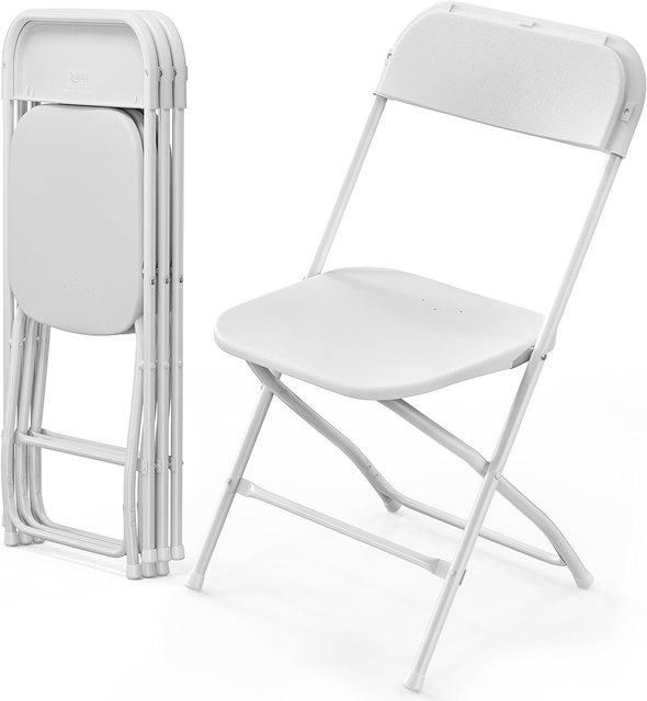 Chaise napoléon pliante blanche - Catalogue - Guadeloupe Receptions