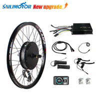 Kit de conversion de vélo électrique 1500W 2000W 3000W 5000W, moteur de moyeu arrière sans balais 48V 52V 60V 72V avec batterie triangulaire