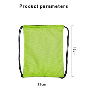 Sac de sport personnalisé avec cordon de serrage, en polyester et nylon, pour la gym, avec logo imprimé, en gros, fabriqué au Vietnam - Product Image 2