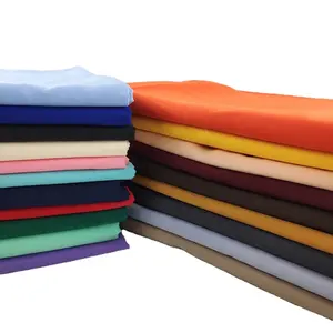 Toptan dokuma düz boyalı 80 polyester 20 pamuk poplin t/c 80/20 45x45 133x72 58/59 "poplin kumaş için gömlek