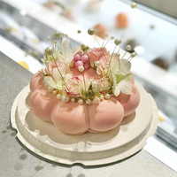 Moule en Silicone Fleur de Rose pour Gâteau Mousse, Écologique et Réutilisable pour DIY Fondant, Chocolat, Pâtisserie, Gelée, Bonbons, Argile, Sucre, Facile à Utiliser