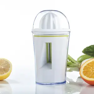 2合1蔬菜刨丝器水果橙色柠檬榨汁器家用厨房手动橙色榨汁机简单使用