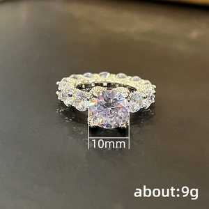 Anello da Donna A185 in Oro Massiccio 18K con Diamante Taglio Brillante Rotondo Colore G Naturale Anello di Fidanzamento - Product Image 5