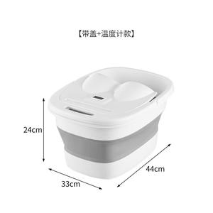 Cubo de baño de pies de plástico plegable para el hogar eléctrico de primera calidad al por mayor con función de masaje para <span class=keywords><strong>spa</strong></span> y relajación - Product Image 2