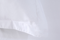 Ensemble de literie d'hôtel de luxe en satin 100% coton blanc des années 80 avec puce de gestion intelligente RFID pour les normes 5 étoiles Hilton