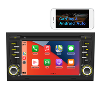 Autoradio 4 cœurs avec écran HD 7 pouces, WiFi, CarPlay sans fil, Android Auto, radio FM, lecteur DVD, stéréo de voiture, Apple CarPlay, Audi A4 B8 2008