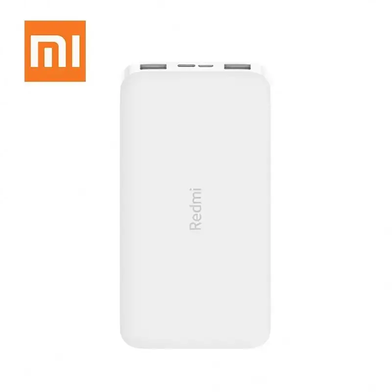 Mi Redmi 20000Mah Power Bank Batterij Dual Usb-Uitgang Bidirectioneel Opladen Draagbare Xiaomi Power Bank