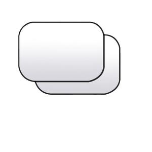 Protector Solar para Ventana Lateral de Coche, Color Plata Titanio, 44x36cm, Instalación con Ventosas, Aislamiento Térmico, Uso General - Product Image 1