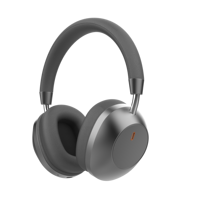 Headphone Nirkabel Peredam Kebisingan Aktif PJT-BEP2308 dengan Daya Tahan Baterai Lama, Headset Nirkabel dengan Bantalan Telinga Super Lembut