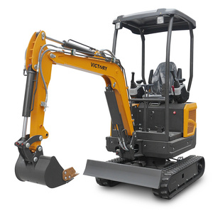 Mini-excavatrice chinoise VICTORY VTE17, livraison gratuite, mini-excavatrices de 1,7 tonne, godet, pelle sur chenilles, mini-pelle - Product Image 5