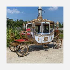 Nouvelle Magnifique et Somptueuse Calèche Royale de Visite des Monuments, Calèche de Mariage Cendrillon, Calèche Royale de Transport Spécial - Product Image 1