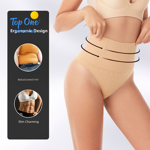 Top One Top OneHigh cintura sin costuras Thin Butt Lifer adelgazamiento Panty Tummy Control Shaper ropa interior Mujer Shapewear Tanga - Product Image 6