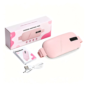 Ceinture chauffante menstruelle rechargeable sans fil, masseur abdominal chauffant, sangle élastique réglable pour soulager les crampes menstruelles et les douleurs dorsales - Product Image 6