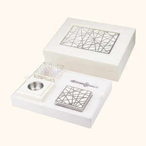 Set di Mobili di Lusso per la Casa, Scatola in Legno con Bruciatore in Pelle per Incenso, Decorazione per la Casa e Feste, con Certificato SABER - Product Image 4
