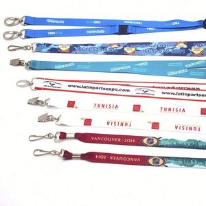 Custom Logo <b>Key</b> <b>Lanyard</b> ID Badge Neck Strap & Keychain Holder Wristlet <b>for</b> Men/Women - Ideal Promotional Gift - Product Image 3