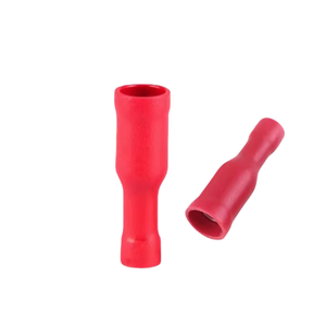 Bornes femelles <span class=keywords><strong>pré</strong></span>-isolées de type balle-Noyau en cuivre pur, <span class=keywords><strong>gaine</strong></span> ignifuge, déconnexion rapide, sertissage sécurisé - Product Image 1