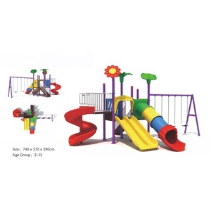 कम कीमत आउटडोर मनोरंजन स्विंग और बच्चों के लिए स्लाइड सेट - Product Image 5