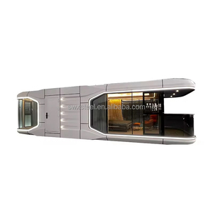 La última casa de cápsula espacial portátil, casa de vacaciones completa para acampar, diseño inspirado en la casa de Apple de vidrio de acero duradero - Product Image 1
