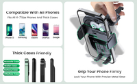 Support de téléphone de voiture antichoc APPS2CAR universel pour smartphones, durable, tendance 2025, support automobile, accessoires de voiture