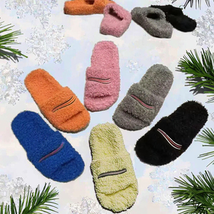 High Quality <b>Slippers</b> For Women Luxury Brand Ladies <b>Slippers</b> With Fluffy Womens Fashionable Designer Home <b>Slippers</b> - Product Image 3