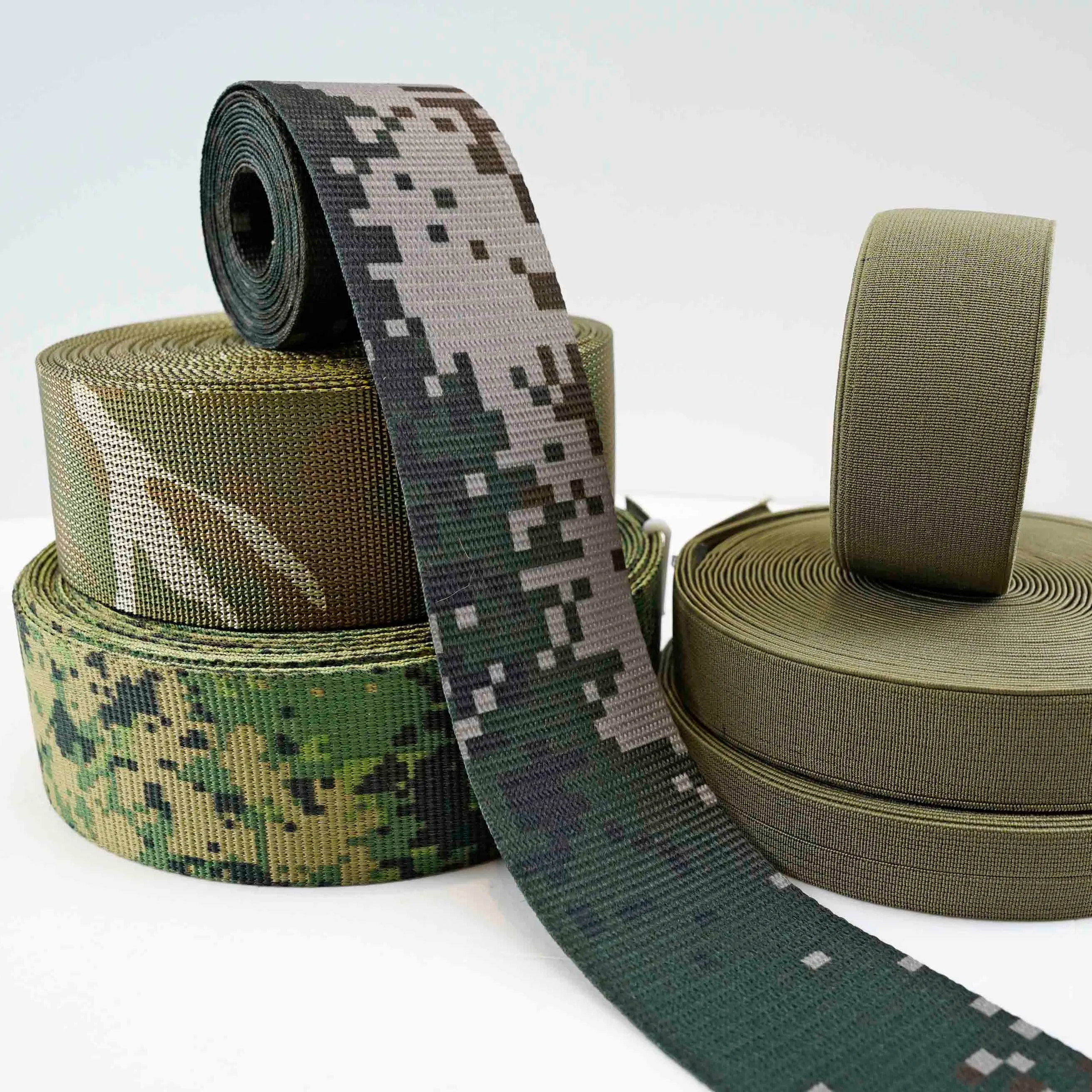 ปรับแต่งโพลีเอสเตอร์หลายสีร้อนพิมพ์ Webbing โพลีเอสเตอร์