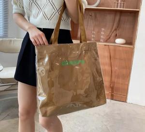 Bolsa de Lona Personalizada con Cremallera, Bolsa de Viaje Impermeable, Bolsa de Compras de Lona Recubierta de PVC para Regalo - Product Image 1