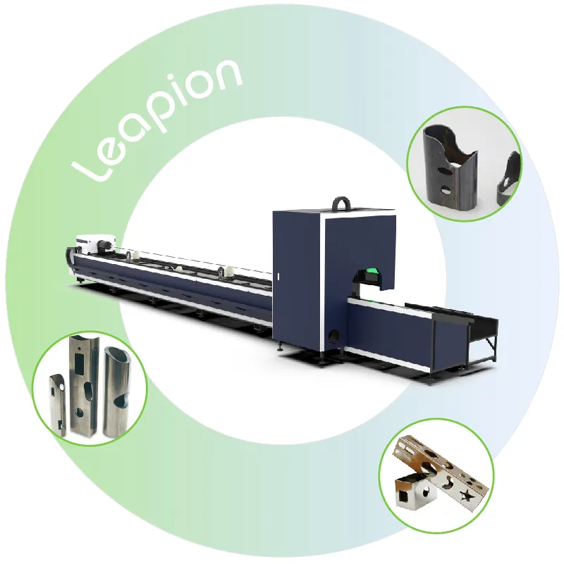 Cortadora del laser del tubo del CNC de Leapion 3000W Cortadora del laser del tubo para el acero inoxidable