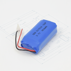 Batterie LiPo GEB 501530 3.7V 360mAh 1S2P avec PCB, rechargeable, polymère lithium-ion, 101550 102530 502035, batterie lithium - Product Image 1