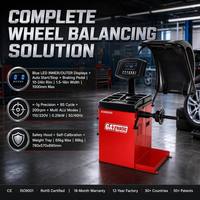 Balanceadora de Ruedas Automática GATmatic KWB500, con LED Azul, Precisión de 1g, 8S, 10-24 Pulgadas, 65kg, Multi ALU, Certificación CE