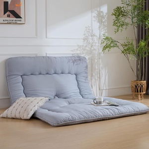 Matelas futon Queen Size matelassé, surmatelas pliable, <span class=keywords><strong>lit</strong></span> d'appoint respirant pour le sol, idéal pour le camping - Product Image 2