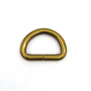 Accesorios de Metal anillo de Metal D amarre D anillo latón anillo D para bolsas