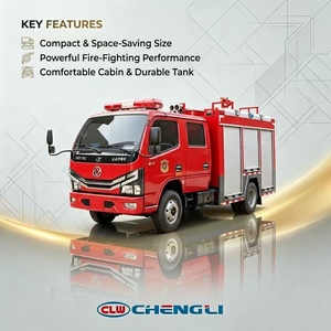 <span class=keywords><strong>Camion</strong></span>-citerne à eau Dongfeng Dolika 4X2 de 2500 L avec pompe haute pression et lance de lutte contre l'incendie - Product Image 1