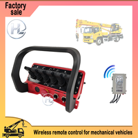 Control Remoto Inalámbrico a Prueba de Agua de Metal y Plástico para Camiones, Grúas y Vehículos Mecánicos, 1 Año de Garantía (Modelo Rojo)