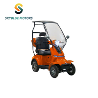 Scooters électriques populaires Sunshine Orange à 4 roues, scooter de mobilité 1000w, autonomie 95-100KM