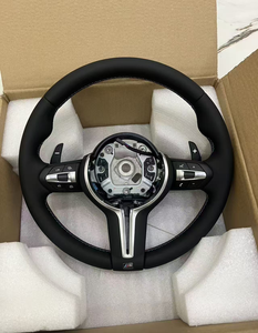 Volante Deportivo M Sport para <span class=keywords><strong>BMW</strong></span> Serie 1 2 3 4 5 6 7 X1 X3 X5 F30 F10 E90 E70 M3 M5, Estilo Cuero Negro - Product Image 3